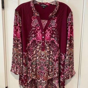Roz and Ali Paisley Tunic XL